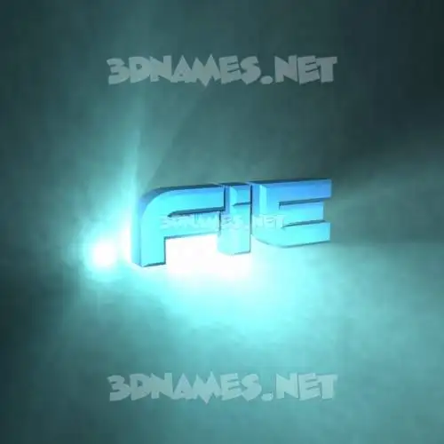 fie in Light Shine style - 3D name wallpaper fie in Light Shine style - 3D name wallpaper