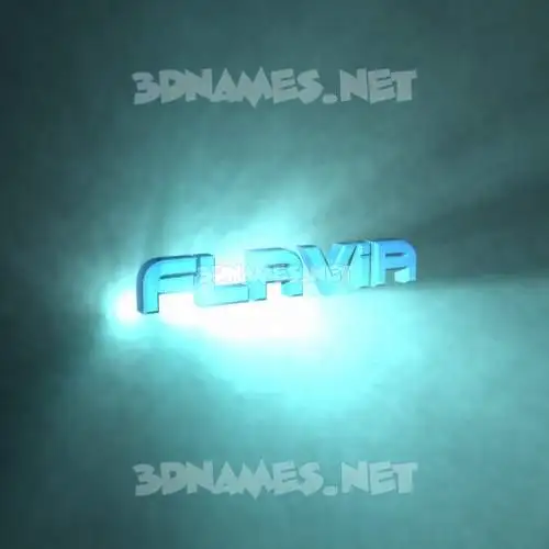 flavia in Light Shine style - 3D name wallpaper flavia in Light Shine style - 3D name wallpaper