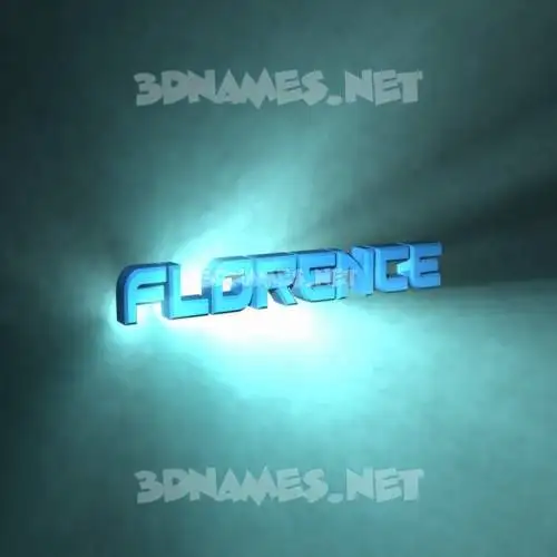 florence in Light Shine style - 3D name wallpaper florence in Light Shine style - 3D name wallpaper