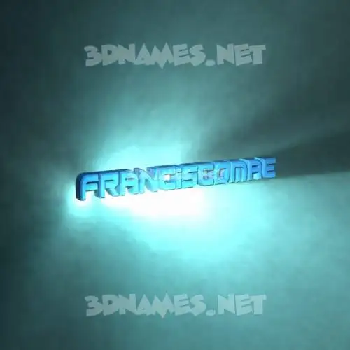 franciscomae in Light Shine style - 3D name wallpaper franciscomae in Light Shine style - 3D name wallpaper