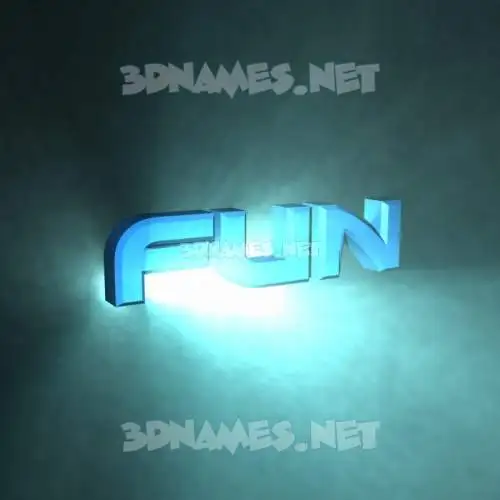fun in Light Shine style - 3D name wallpaper fun in Light Shine style - 3D name wallpaper