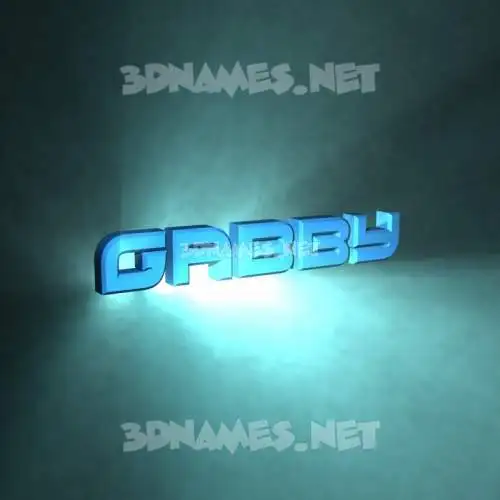 gabby in Light Shine style - 3D name wallpaper gabby in Light Shine style - 3D name wallpaper