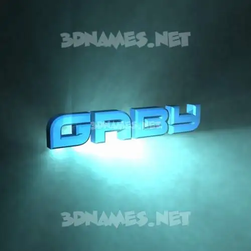 gaby in Light Shine style - 3D name wallpaper gaby in Light Shine style - 3D name wallpaper