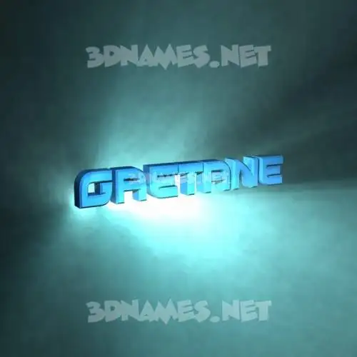 gaetane in Light Shine style - 3D name wallpaper