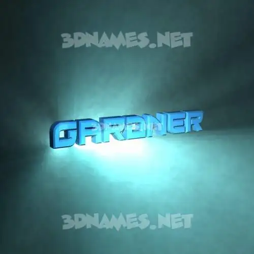 gardner in Light Shine style - 3D name wallpaper gardner in Light Shine style - 3D name wallpaper