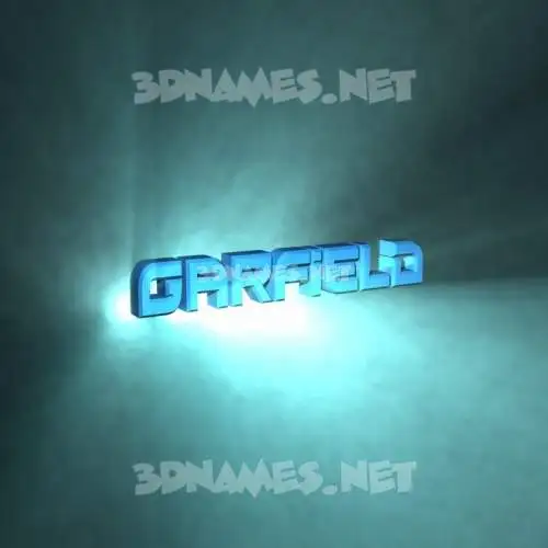garfield in Light Shine style - 3D name wallpaper garfield in Light Shine style - 3D name wallpaper