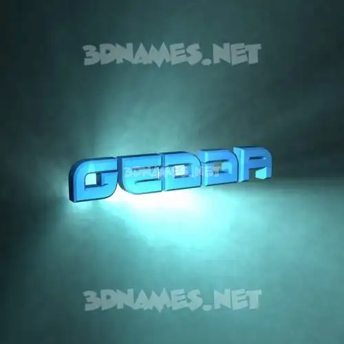 gedda in Light Shine style - 3D name wallpaper gedda in Light Shine style - 3D name wallpaper
