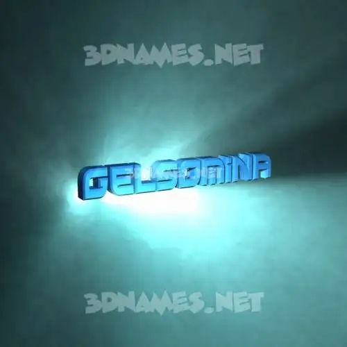 gelsomina in Light Shine style - 3D name wallpaper