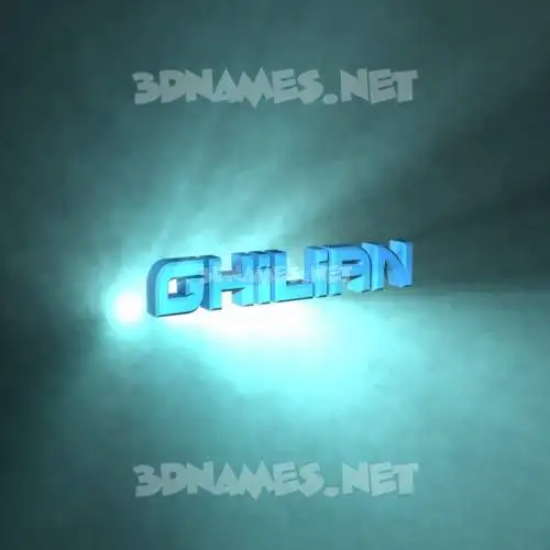 ghilian in Light Shine style - 3D name wallpaper ghilian in Light Shine style - 3D name wallpaper