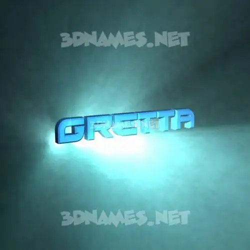 gretta in Light Shine style - 3D name wallpaper gretta in Light Shine style - 3D name wallpaper