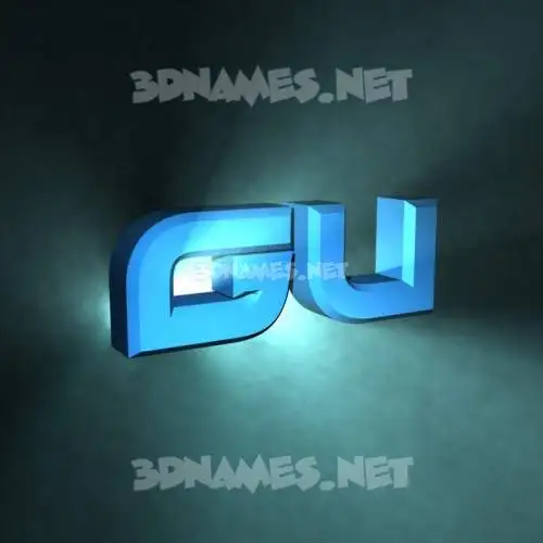 gu in Light Shine style - 3D name wallpaper gu in Light Shine style - 3D name wallpaper
