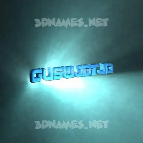 guswjdtjd in Light Shine style - 3D name wallpaper