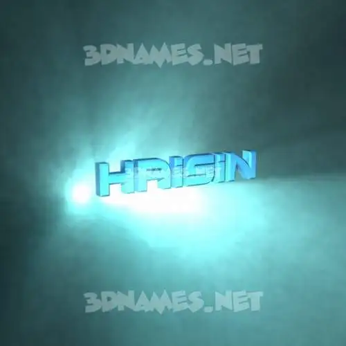 haisin in Light Shine style - 3D name wallpaper haisin in Light Shine style - 3D name wallpaper