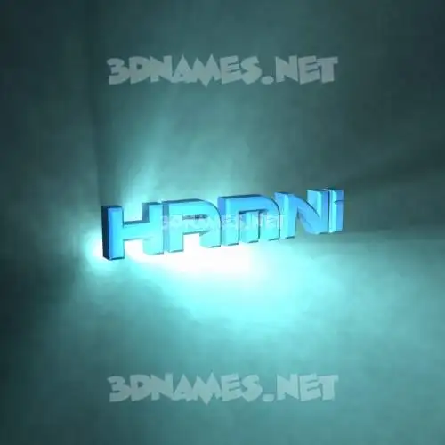 hamni in Light Shine style - 3D name wallpaper hamni in Light Shine style - 3D name wallpaper