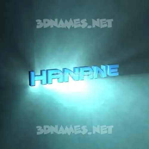 hanane in Light Shine style - 3D name wallpaper hanane in Light Shine style - 3D name wallpaper