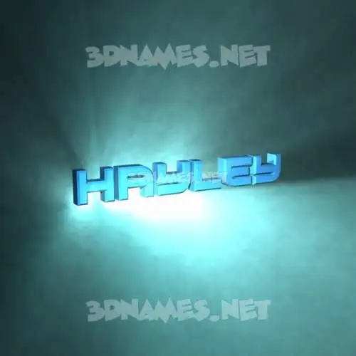 hayley in Light Shine style - 3D name wallpaper hayley in Light Shine style - 3D name wallpaper
