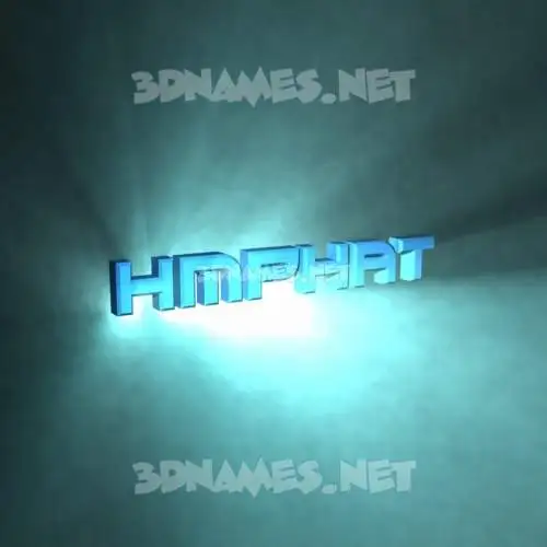 hmphat in Light Shine style - 3D name wallpaper hmphat in Light Shine style - 3D name wallpaper
