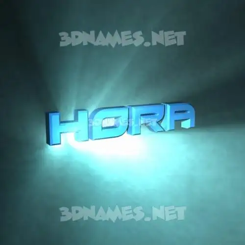hora in Light Shine style - 3D name wallpaper hora in Light Shine style - 3D name wallpaper