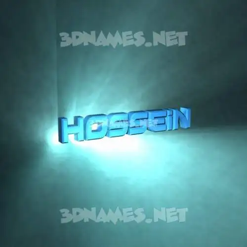hossein in Light Shine style - 3D name wallpaper hossein in Light Shine style - 3D name wallpaper