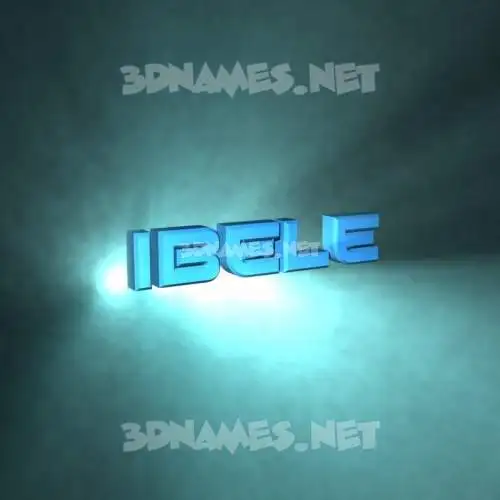 ibele in Light Shine style - 3D name wallpaper ibele in Light Shine style - 3D name wallpaper