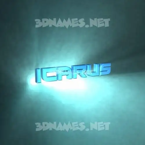 icarus in Light Shine style - 3D name wallpaper icarus in Light Shine style - 3D name wallpaper