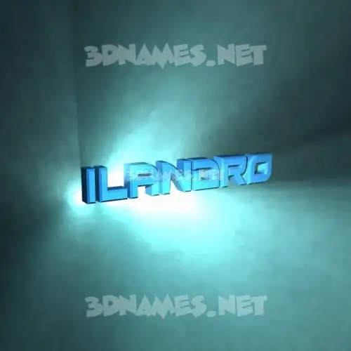 ilandro in Light Shine style - 3D name wallpaper ilandro in Light Shine style - 3D name wallpaper
