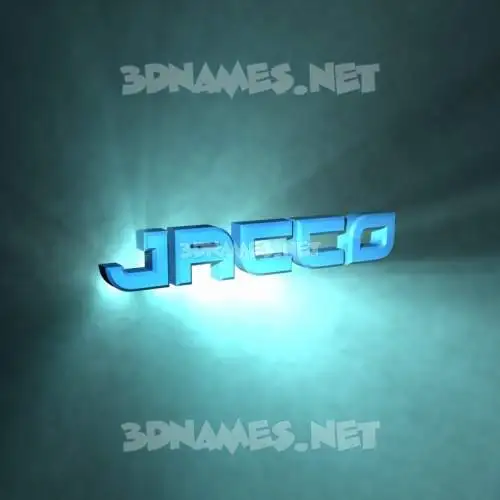 jacco in Light Shine style - 3D name wallpaper jacco in Light Shine style - 3D name wallpaper