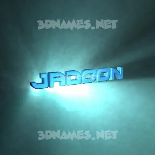jadoon in Light Shine style - 3D name wallpaper jadoon in Light Shine style - 3D name wallpaper