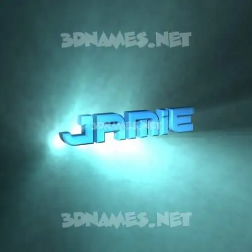 jamie in Light Shine style - 3D name wallpaper