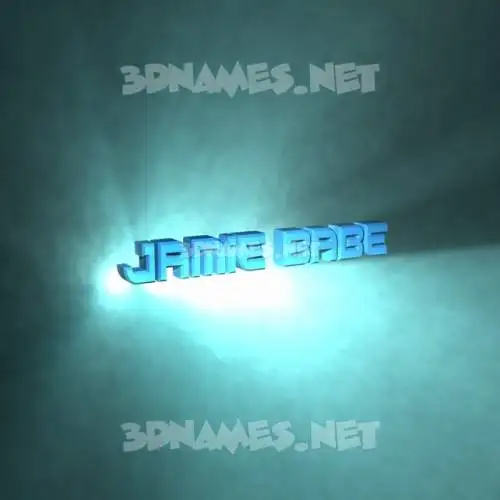 jamie babe in Light Shine style - 3D name wallpaper jamie babe in Light Shine style - 3D name wallpaper