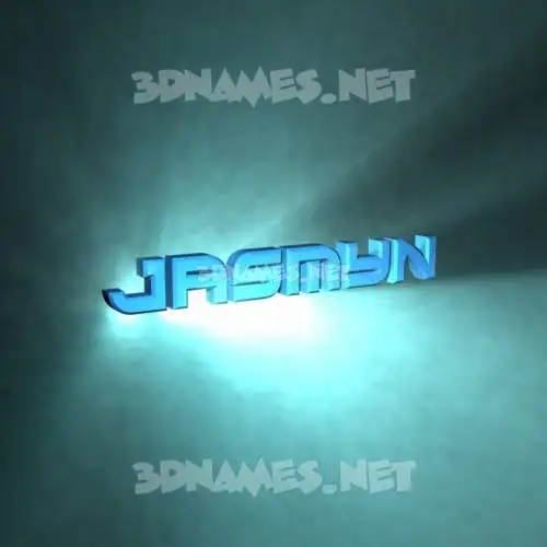 jasmyn in Light Shine style - 3D name wallpaper jasmyn in Light Shine style - 3D name wallpaper