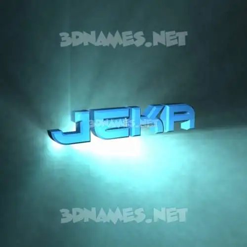 jeka in Light Shine style - 3D name wallpaper jeka in Light Shine style - 3D name wallpaper