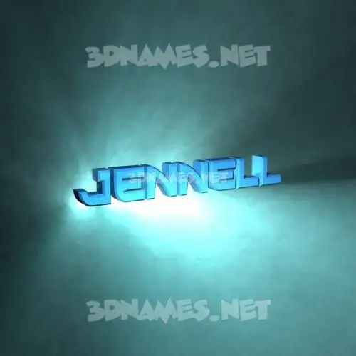 jennell in Light Shine style - 3D name wallpaper jennell in Light Shine style - 3D name wallpaper