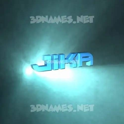 jika in Light Shine style - 3D name wallpaper jika in Light Shine style - 3D name wallpaper