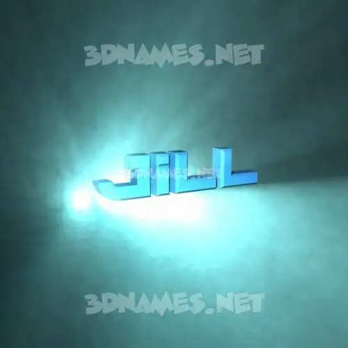 jill in Light Shine style - 3D name wallpaper jill in Light Shine style - 3D name wallpaper