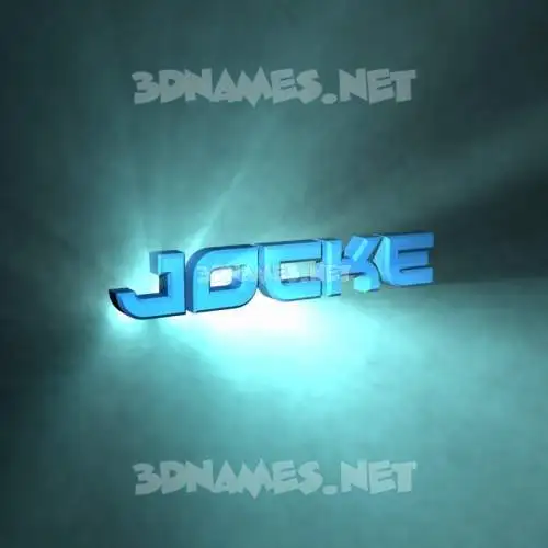 jocke in Light Shine style - 3D name wallpaper jocke in Light Shine style - 3D name wallpaper