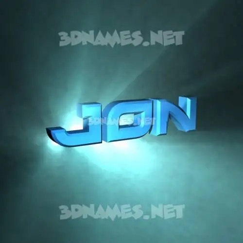 jon in Light Shine style - 3D name wallpaper jon in Light Shine style - 3D name wallpaper