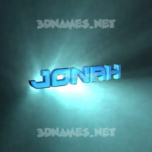 jonah in Light Shine style - 3D name wallpaper jonah in Light Shine style - 3D name wallpaper
