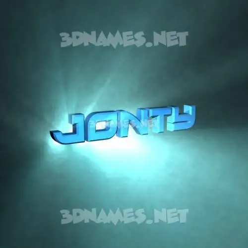 jonty in Light Shine style - 3D name wallpaper jonty in Light Shine style - 3D name wallpaper