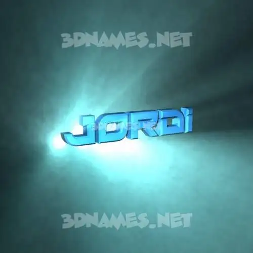 jordi in Light Shine style - 3D name wallpaper jordi in Light Shine style - 3D name wallpaper