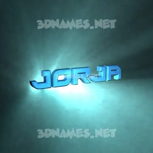 jorja in Light Shine style - 3D name wallpaper jorja in Light Shine style - 3D name wallpaper