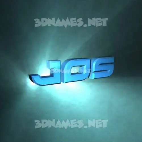 jos in Light Shine style - 3D name wallpaper jos in Light Shine style - 3D name wallpaper