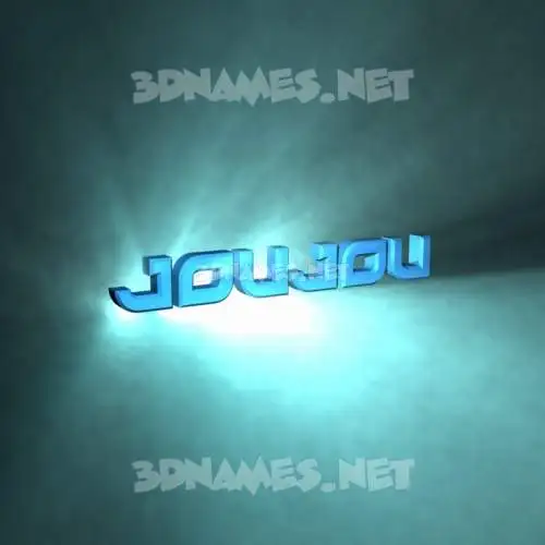 joujou in Light Shine style - 3D name wallpaper joujou in Light Shine style - 3D name wallpaper