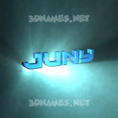 juny in Light Shine style - 3D name wallpaper juny in Light Shine style - 3D name wallpaper