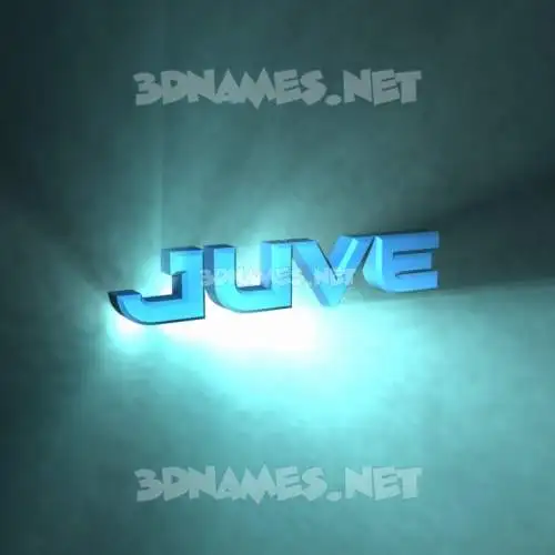 juve in Light Shine style - 3D name wallpaper juve in Light Shine style - 3D name wallpaper