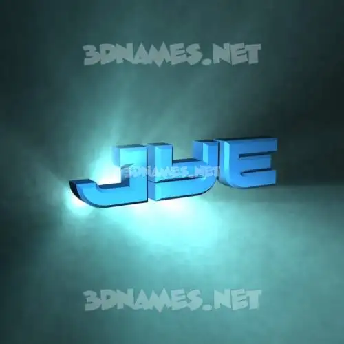jye in Light Shine style - 3D name wallpaper
