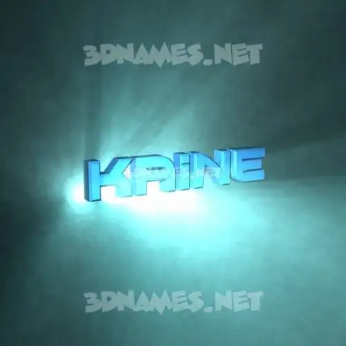kaine in Light Shine style - 3D name wallpaper kaine in Light Shine style - 3D name wallpaper
