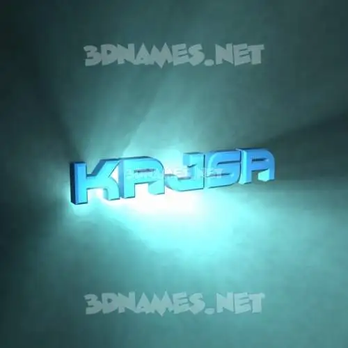 kajsa in Light Shine style - 3D name wallpaper kajsa in Light Shine style - 3D name wallpaper