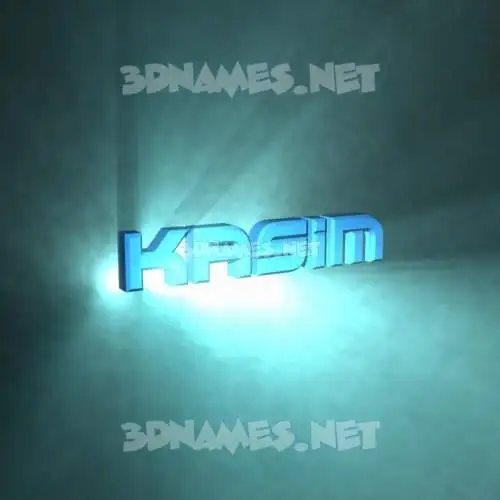 kasim in Light Shine style - 3D name wallpaper kasim in Light Shine style - 3D name wallpaper