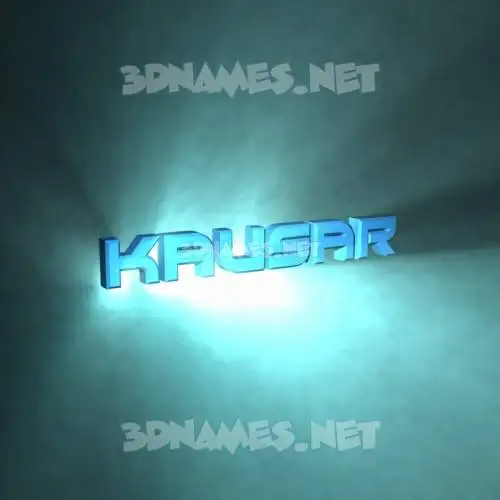 kausar in Light Shine style - 3D name wallpaper kausar in Light Shine style - 3D name wallpaper